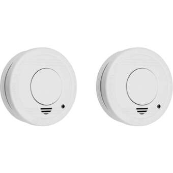 Conrad Smartwares 10.048.28 rookmelder set van 2 stuks werkt op batterijen aanbieding