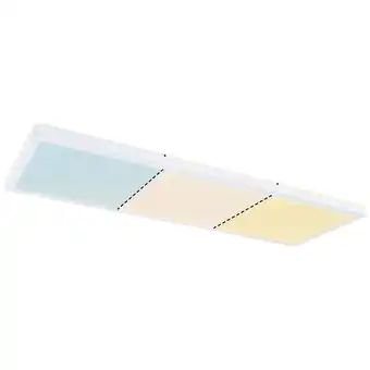 Conrad Paulmann 79927 p atria shine 22w wswitch 580x200mm ws led-plafondlamp led 22 w wit aanbieding