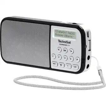 Conrad Technisat techniradio rdr zakradio dab+, vhf (fm) aux, usb zaklamp zilver aanbieding