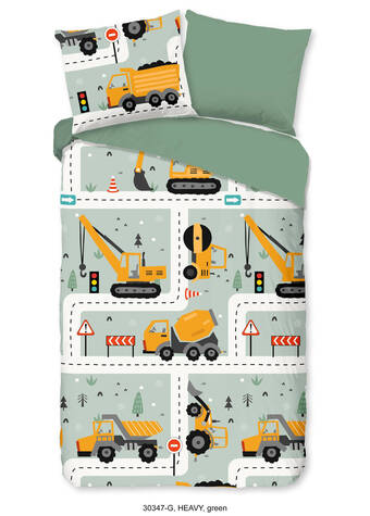 Wehkamp Good morning katoenen dekbedovertrek 1 persoons (140x220 cm) aanbieding