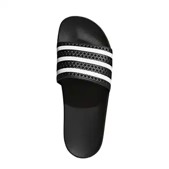 Wehkamp Adidas originals adilette badslippers zwart/wit aanbieding