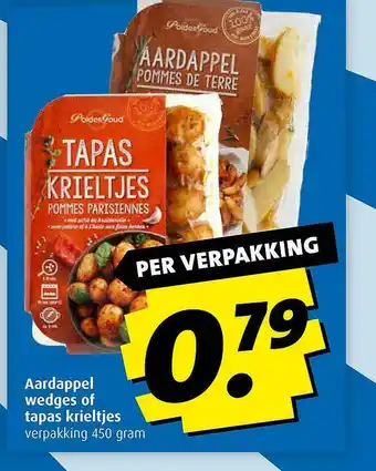 Boni Aardappel wedges of tapas krieltjes 450 gram aanbieding