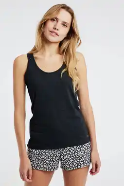 Wehkamp Protest singlet met kant prtbeccles zwart aanbieding