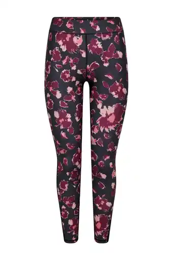 Wehkamp Only play curvy plus size sportlegging onpflora zwart/donkerrood aanbieding