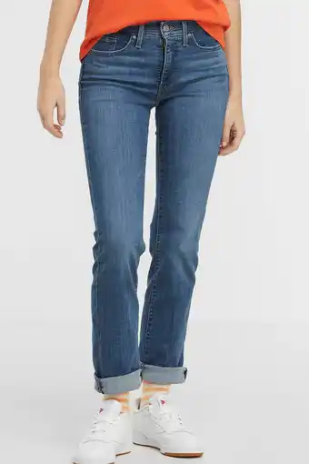 Wehkamp Levi's 314 shaping straight high waist lapis gem aanbieding