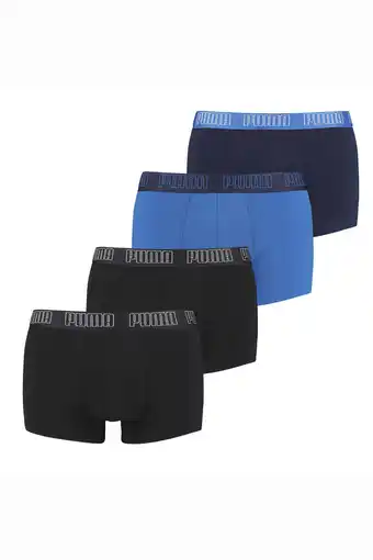 Wehkamp Puma boxershort (set van 4) aanbieding
