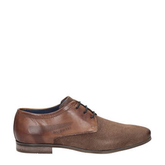 Wehkamp Bugatti leren veterschoenen cognac aanbieding