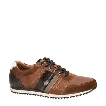 Wehkamp Australian camaro leren sneakers cognac aanbieding
