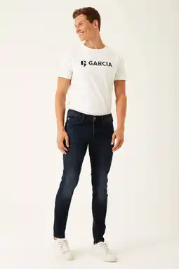 Wehkamp Garcia slim fit jeans rocko dark used aanbieding