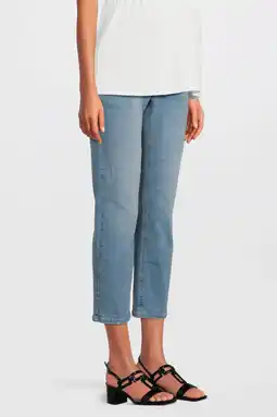 Wehkamp Love2wait straight fit zwangerschapsjeans light wash aanbieding