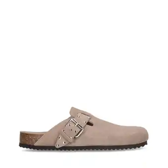 Wehkamp Sacha   suède clogs met studs beige aanbieding