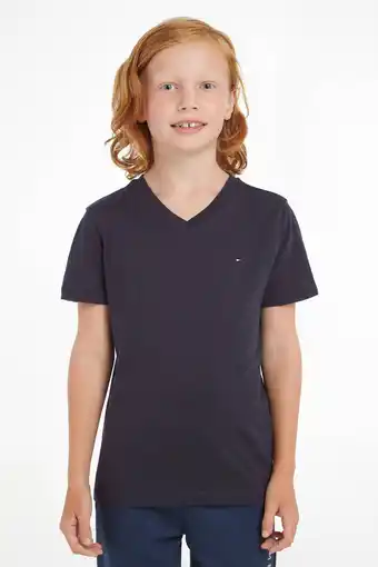 Wehkamp Tommy hilfiger t-shirt donkerblauw aanbieding