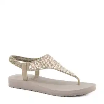 Wehkamp Skechers sandalen taupe aanbieding
