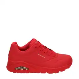 Wehkamp Skechers stand on air sneakers rood aanbieding