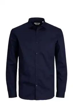 Wehkamp Jack & jones plus size oversized overhemd jprblacardiff plus size donkerblauw aanbieding