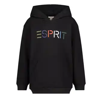 Wehkamp Esprit hoodie met logo zwart aanbieding