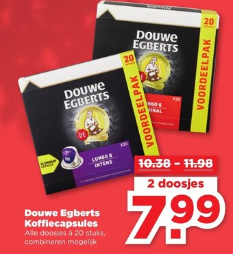 PLUS Douwe Egberts Koffiecapsules Alle doosjes à 20 stuks, combineren mogelijk aanbieding