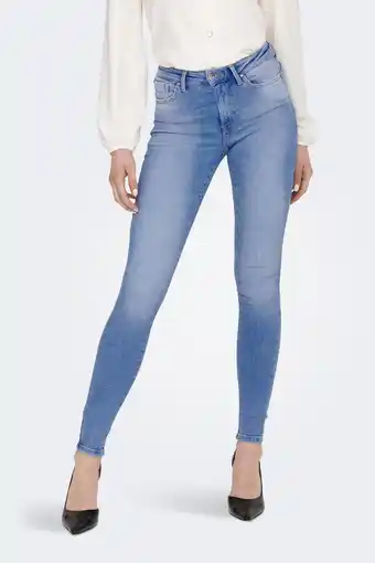Wehkamp Only push-up skinny jeans onlpower special bright blue denim aanbieding