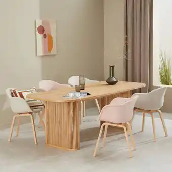 Wehkamp Wehkamp home eetkamertafel capana (90x210 cm) aanbieding