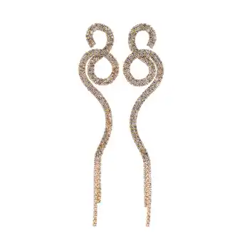 Wehkamp Club manhattan vergulde oorbellen glittery snake aanbieding