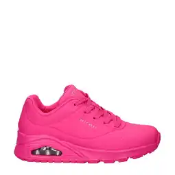 Wehkamp Skechers street uno sneakers neonroze aanbieding