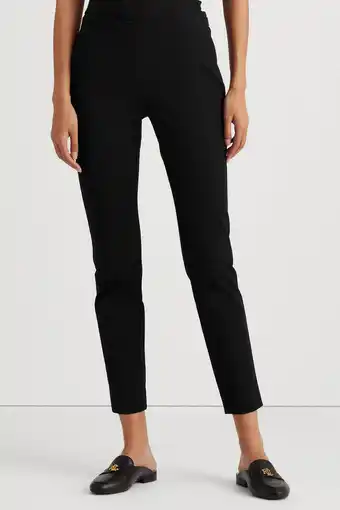 Wehkamp Lauren ralph lauren regular fit pantalon zwart aanbieding