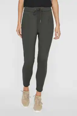 Wehkamp Vero moda high waist tapered fit broek vmeva antraciet aanbieding