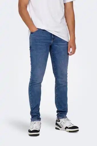 Wehkamp Only & sons slim fit jeans onsloom medium blue denim aanbieding