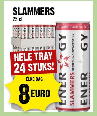 Dirck 3 SLAMMERS 25 cl HELE TRAY 24 STUKS! aanbieding