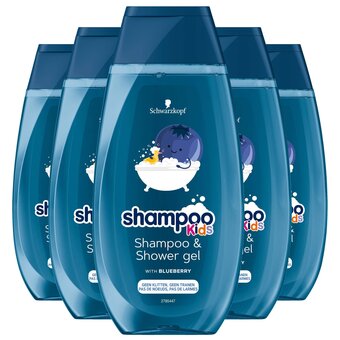 Wehkamp Schwarzkopf kids boys piraat shampoo - 5 x 250 ml - voordeelverpakking aanbieding