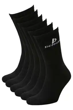 Wehkamp Donnay sokken - set van 6 zwart aanbieding