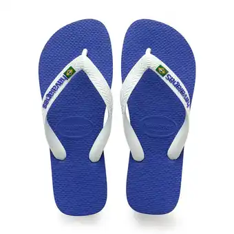 Wehkamp Havaianas brasil logo teenslippers wit/blauw aanbieding