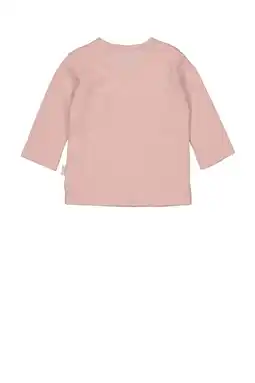 Wehkamp Levv longsleeve lnoreennos met overslag zachtroze aanbieding