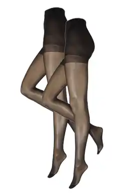 Wehkamp Anytime corrigerende panty 40 denier - set van 2 zwart aanbieding