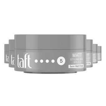 Wehkamp Schwarzkopf taft styling matt wax - 6 x 75 ml voordeelverpakking aanbieding