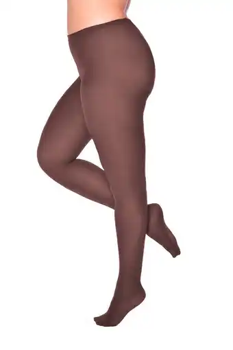 Wehkamp Pamela mann plus size panty 50 denier bruin aanbieding