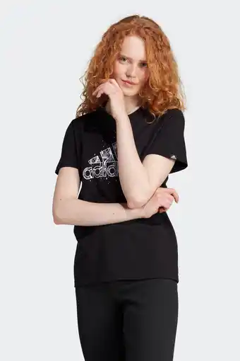 Wehkamp Adidas sportswear t-shirt zwart aanbieding