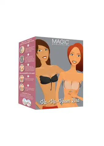 Wehkamp Magic bodyfashion voorgevormde push-up plak bh va-va-voom bruin aanbieding