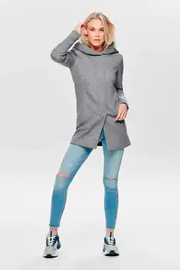 Wehkamp Only coat onlsedona grijs aanbieding
