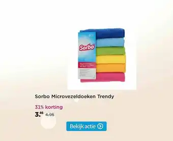 Plein.nl Sorbo Microvezeldoeken Trendy 31% Korting aanbieding