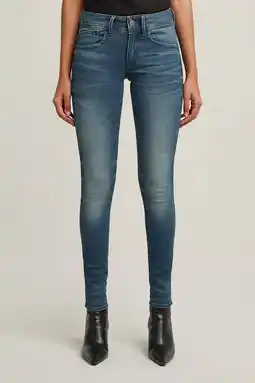 Wehkamp G-star raw lynn mid skinny fit jeans medium aged aanbieding