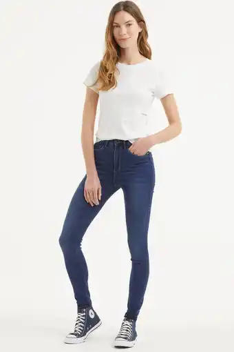 Wehkamp Only high waist skinny jeans onlroyal dark denim blue regular aanbieding