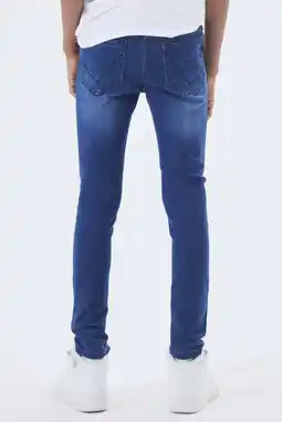 Wehkamp Name it kids slim fit jeans nkmsilas dark blue denim aanbieding