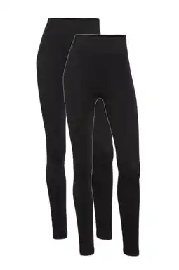 Wehkamp Anytime legging - set van 2 zwart aanbieding