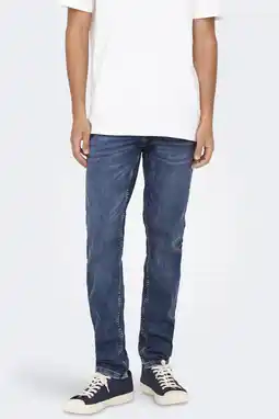 Wehkamp Only & sons skinny jeans onswarp blue 3229 aanbieding