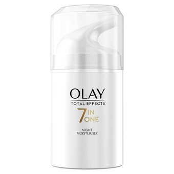 Wehkamp Olay total effects - 7in1 hydraterende nachtcrème met niacinamide - 50 ml aanbieding