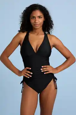 Wehkamp Beachwave corrigerend badpak met beugel zwart aanbieding