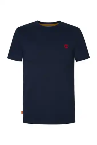 Wehkamp Timberland t-shirt met logo donkerblauw aanbieding