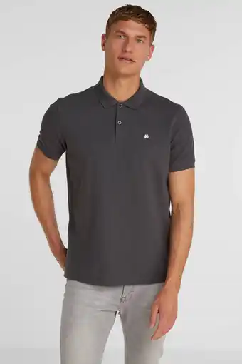 Wehkamp Lerros regular fit polo rock grey aanbieding