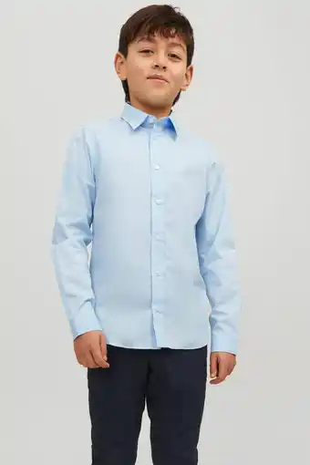 Wehkamp Jack & jones junior overhemd jjjoe lichtblauw aanbieding